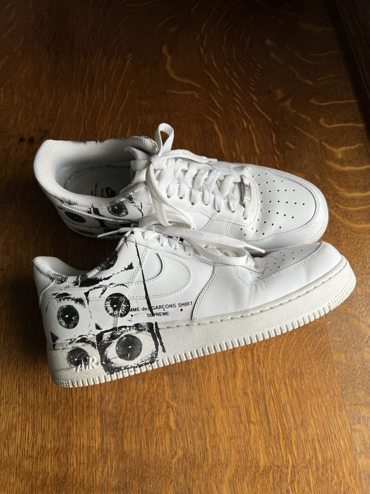 air force 1 supreme x comme des garcons
