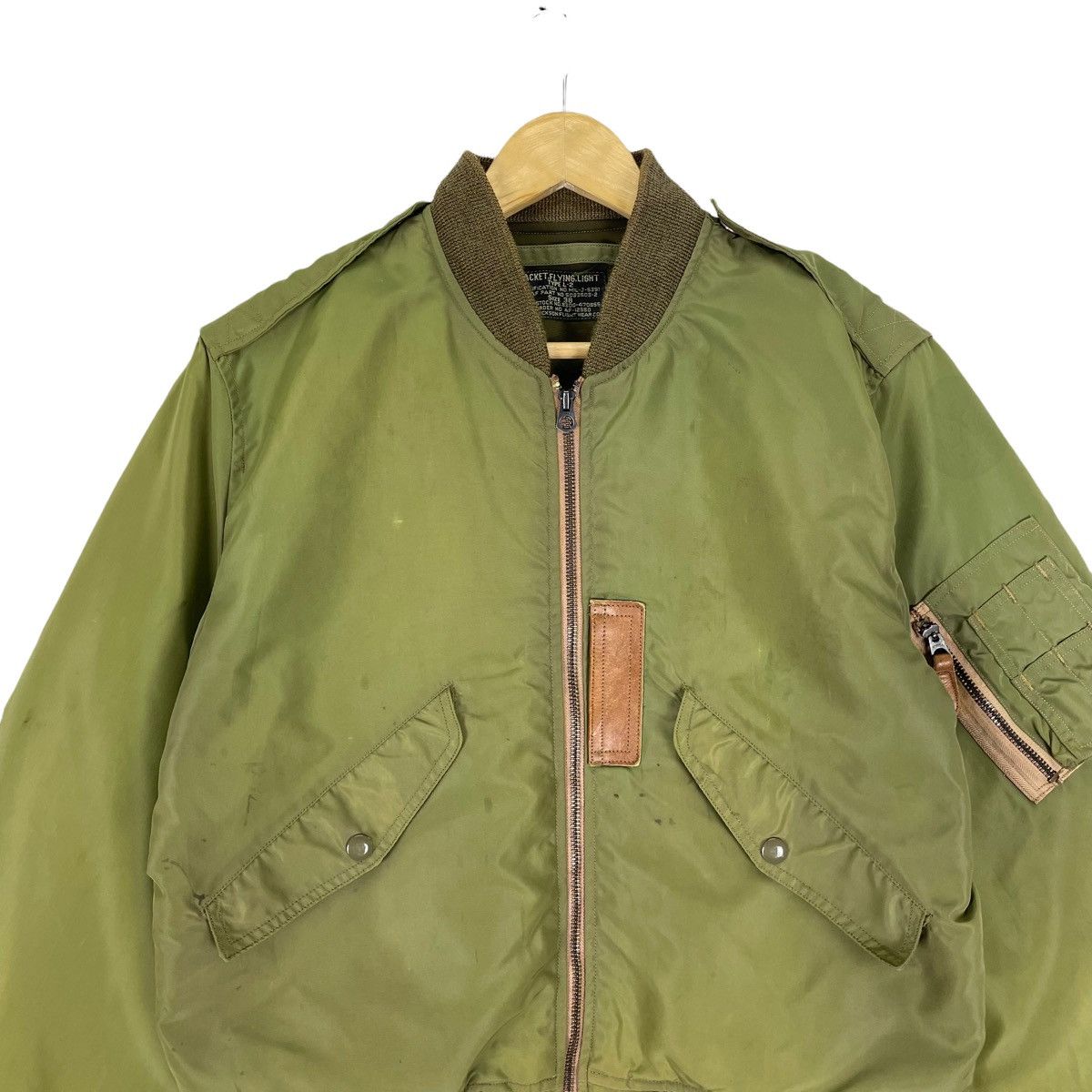 Buzz Rickson's 🌟BUZZ RICKSON TYPE L2 FLIGHT BOMBER ZIPPER JACKET Size US M / EU 48-50 / 2 - 2 Thumbnail