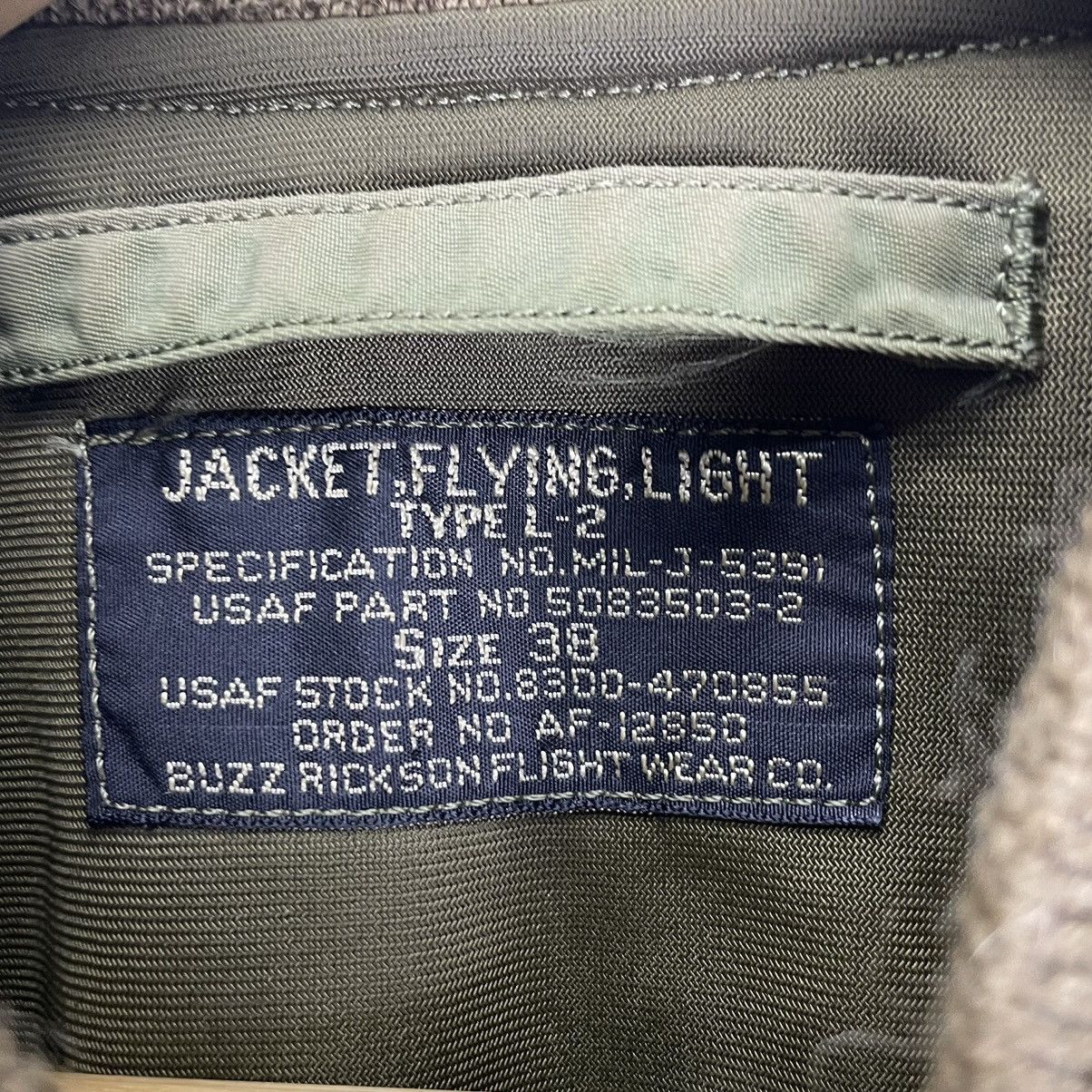 Buzz Rickson's 🌟BUZZ RICKSON TYPE L2 FLIGHT BOMBER ZIPPER JACKET Size US M / EU 48-50 / 2 - 11 Thumbnail
