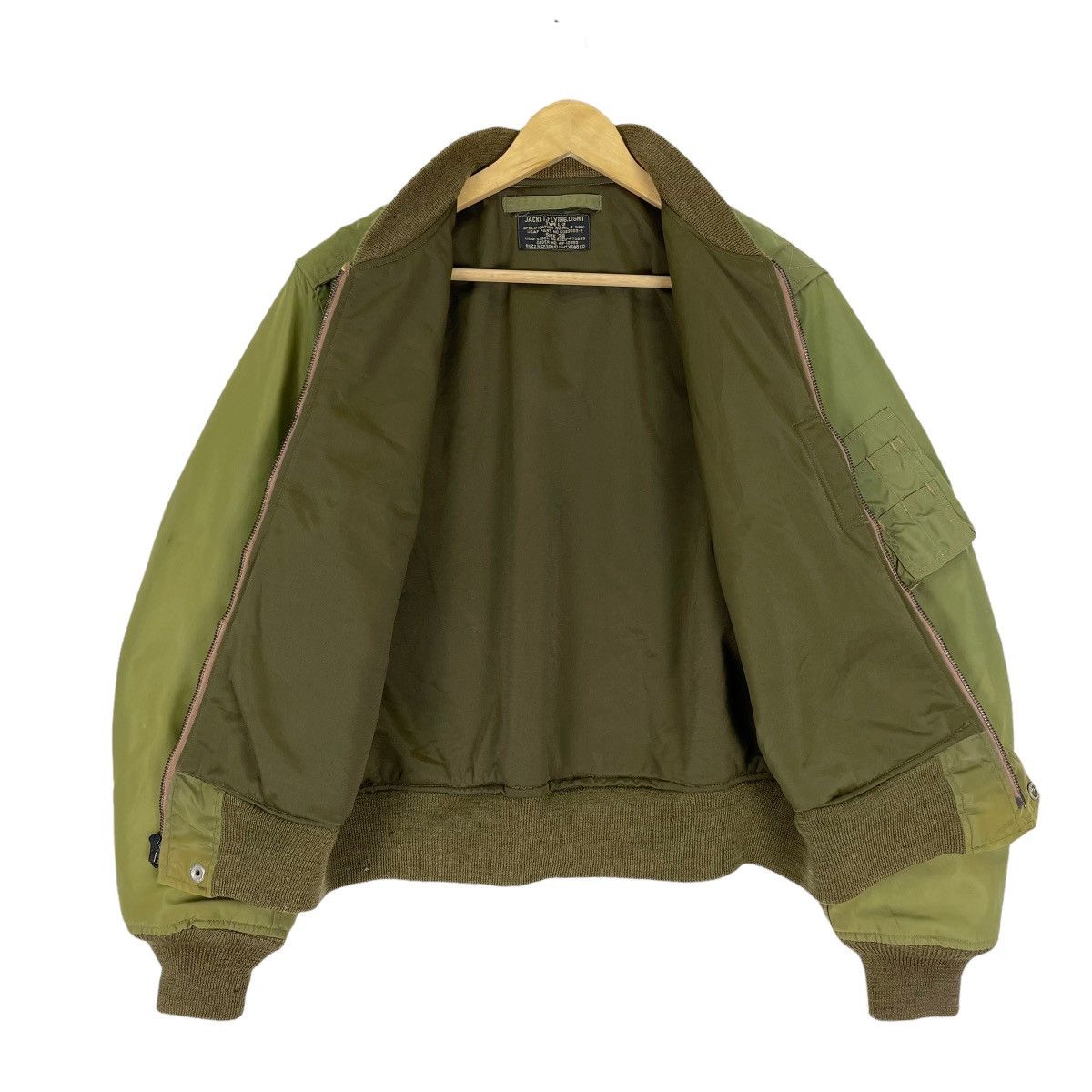 Buzz Rickson's 🌟BUZZ RICKSON TYPE L2 FLIGHT BOMBER ZIPPER JACKET Size US M / EU 48-50 / 2 - 10 Thumbnail