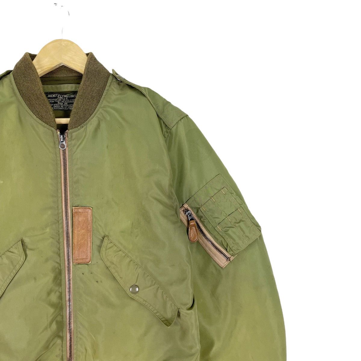 Buzz Rickson's 🌟BUZZ RICKSON TYPE L2 FLIGHT BOMBER ZIPPER JACKET Size US M / EU 48-50 / 2 - 3 Thumbnail