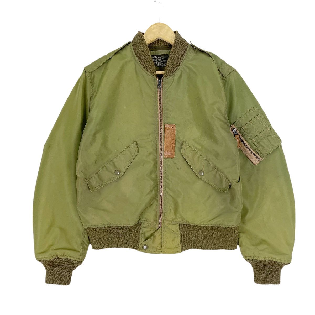 Buzz Rickson's 🌟BUZZ RICKSON TYPE L2 FLIGHT BOMBER ZIPPER JACKET Size US M / EU 48-50 / 2 - 1 Thumbnail