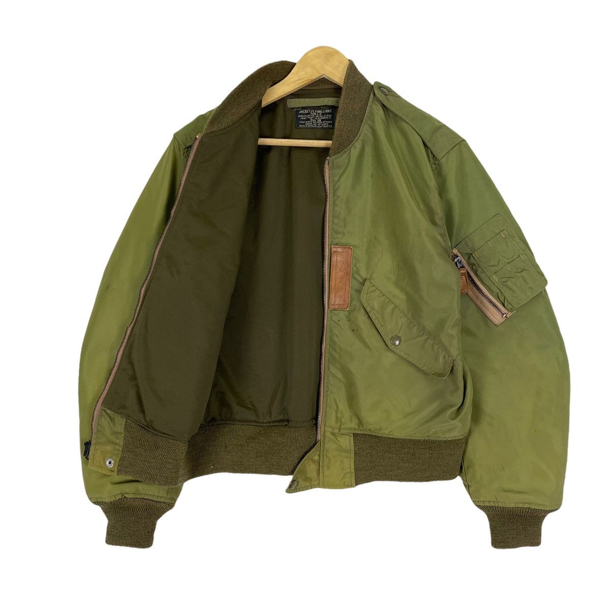Buzz Rickson's 🌟BUZZ RICKSON TYPE L2 FLIGHT BOMBER ZIPPER JACKET Size US M / EU 48-50 / 2 - 9 Thumbnail