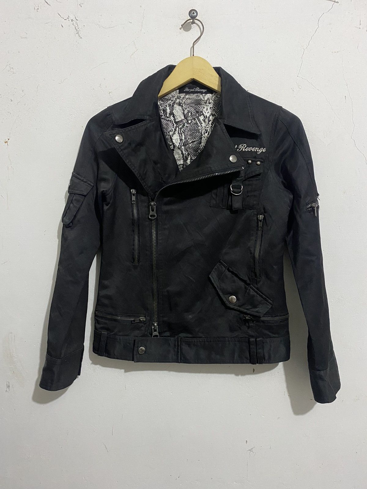 If Six Was Nine 💸BINDINGOFFER💸SexPot Revenge Skull Punk Jacket Size US S / EU 44-46 / 1 - 3 Thumbnail