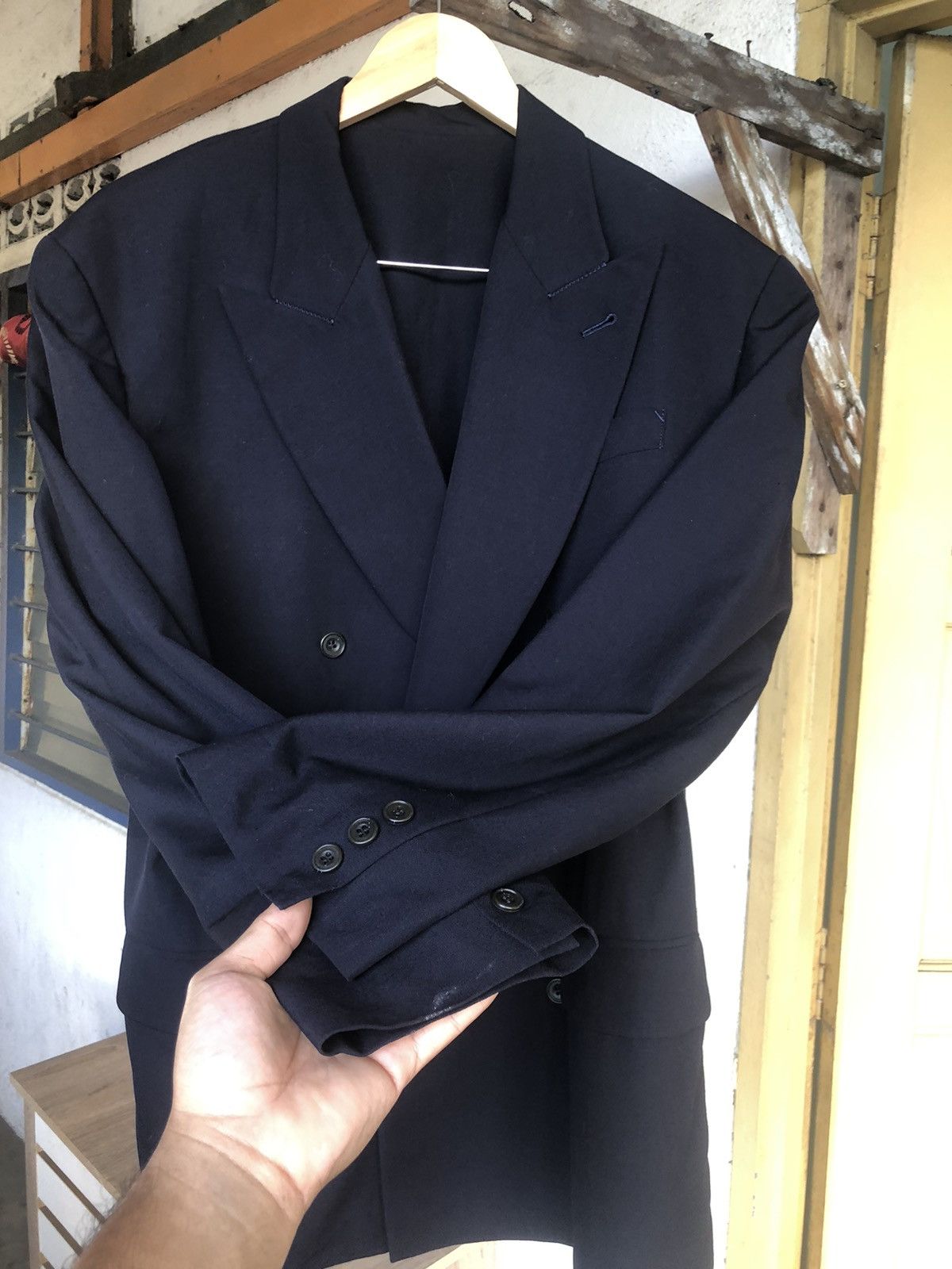 Jean Paul Gaultier Vintage Jean Paul Gaultier Homme Oversized Blazer Size US M / EU 48-50 / 2 - 11 Thumbnail
