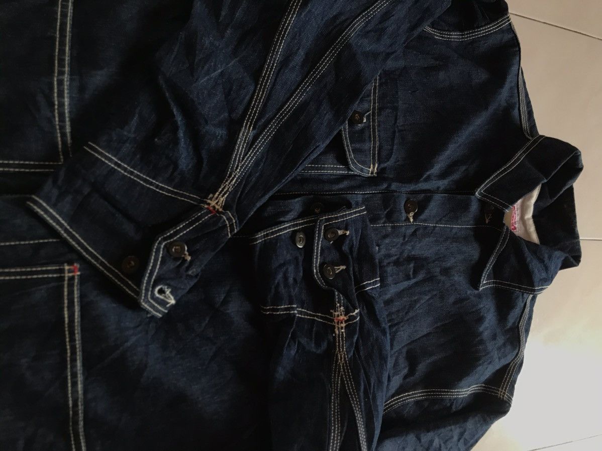 Vintage Vintage 1970s Red Neck San Francisco Worker Chore Jacket Size US L / EU 52-54 / 3 - 10 Thumbnail
