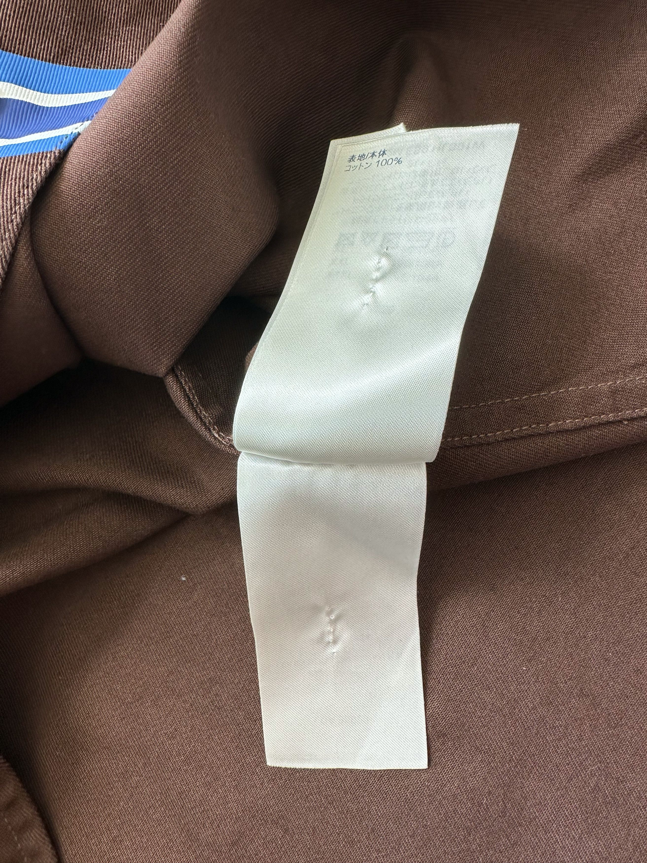 Louis Vuitton Louis Vuitton NBA Brown Multicolor Letters Button Up Shirt Size US M / EU 48-50 / 2 - 8 Thumbnail