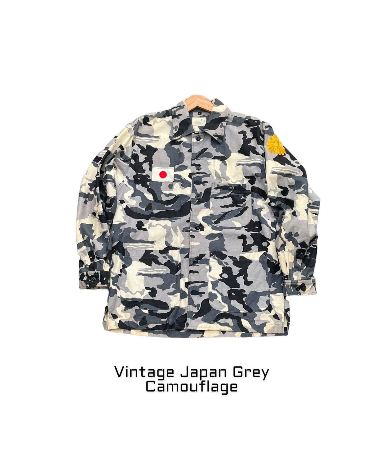 If Six Was Nine × Vintage Vintage & Rare Japanesse Grey Woodland Camouflage Size US M / EU 48-50 / 2 - 1 Thumbnail