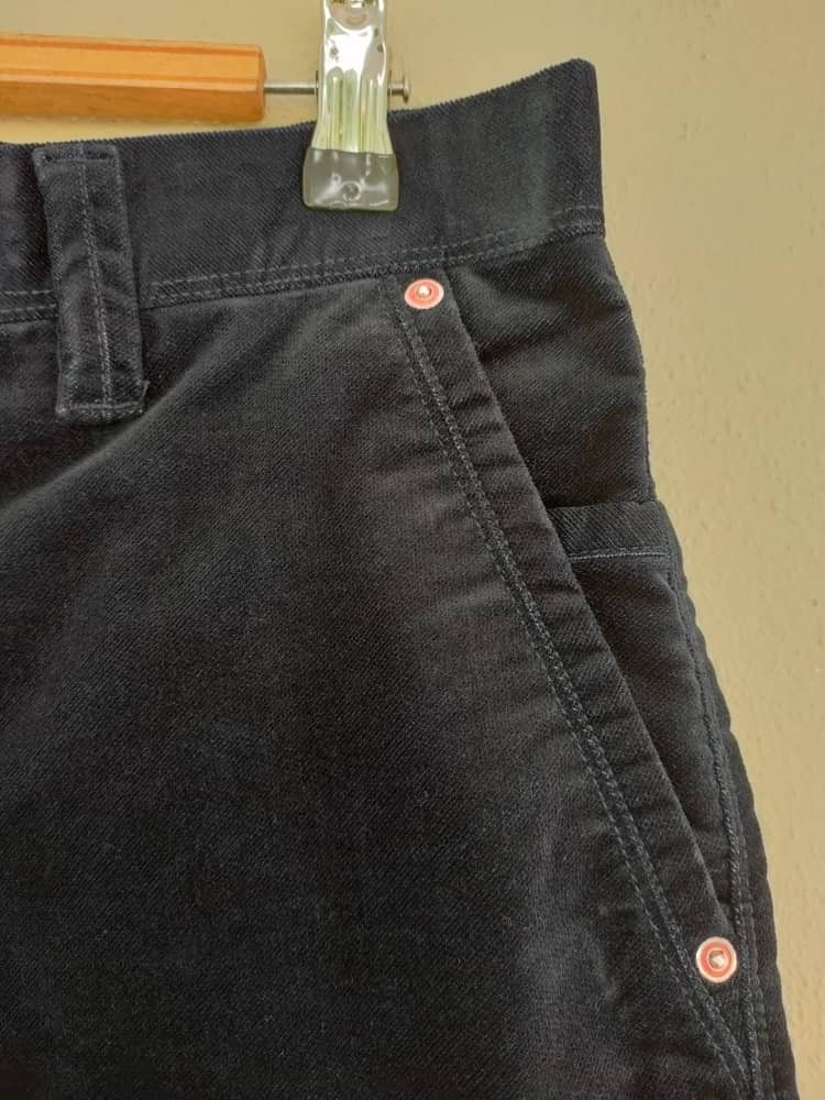 Japanese Brand 💥LAST CALL💥 P.S.F.A Velvet Cargo Pant Size 33" - 3 Thumbnail