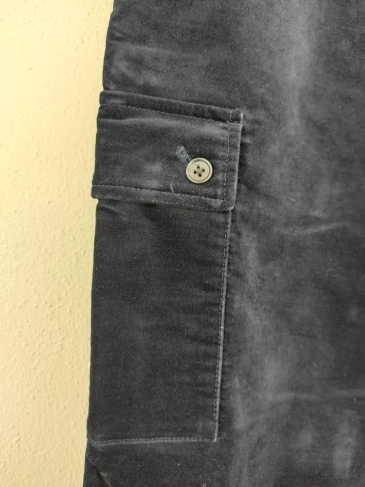 Japanese Brand 💥LAST CALL💥 P.S.F.A Velvet Cargo Pant Size 33" - 5 Thumbnail