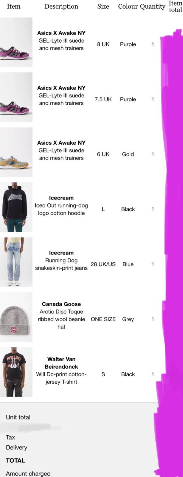 Asics × Awake NY LAST DROP EVER ASICS X Awake NY GEL-Lyte Trainers SZ 9 Size US 9 / EU 42 - 13 Thumbnail