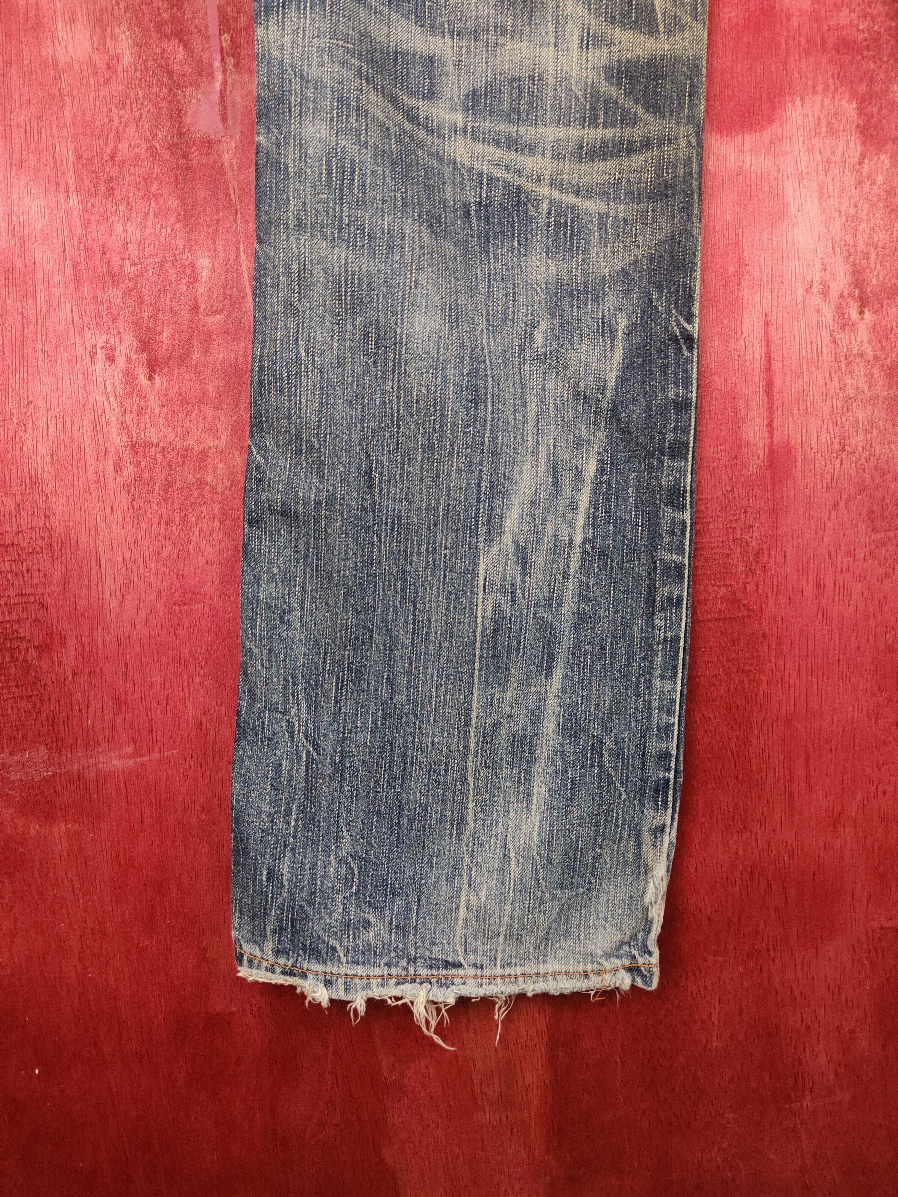 Edwin Edwin Blue Distressed ripped faded Denim jeans Pants #273BDL Size US 28 / EU 44 - 12 Thumbnail