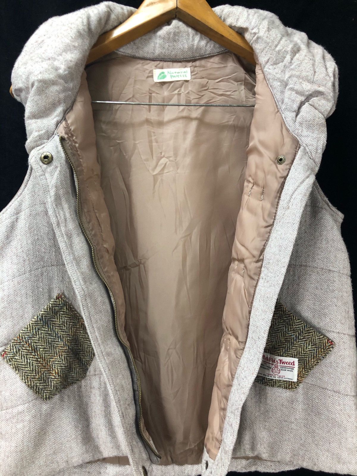 Harris Tweed Custom made Harris Tweed x Natural Palette Quilted Size US M / EU 48-50 / 2 - 8 Thumbnail
