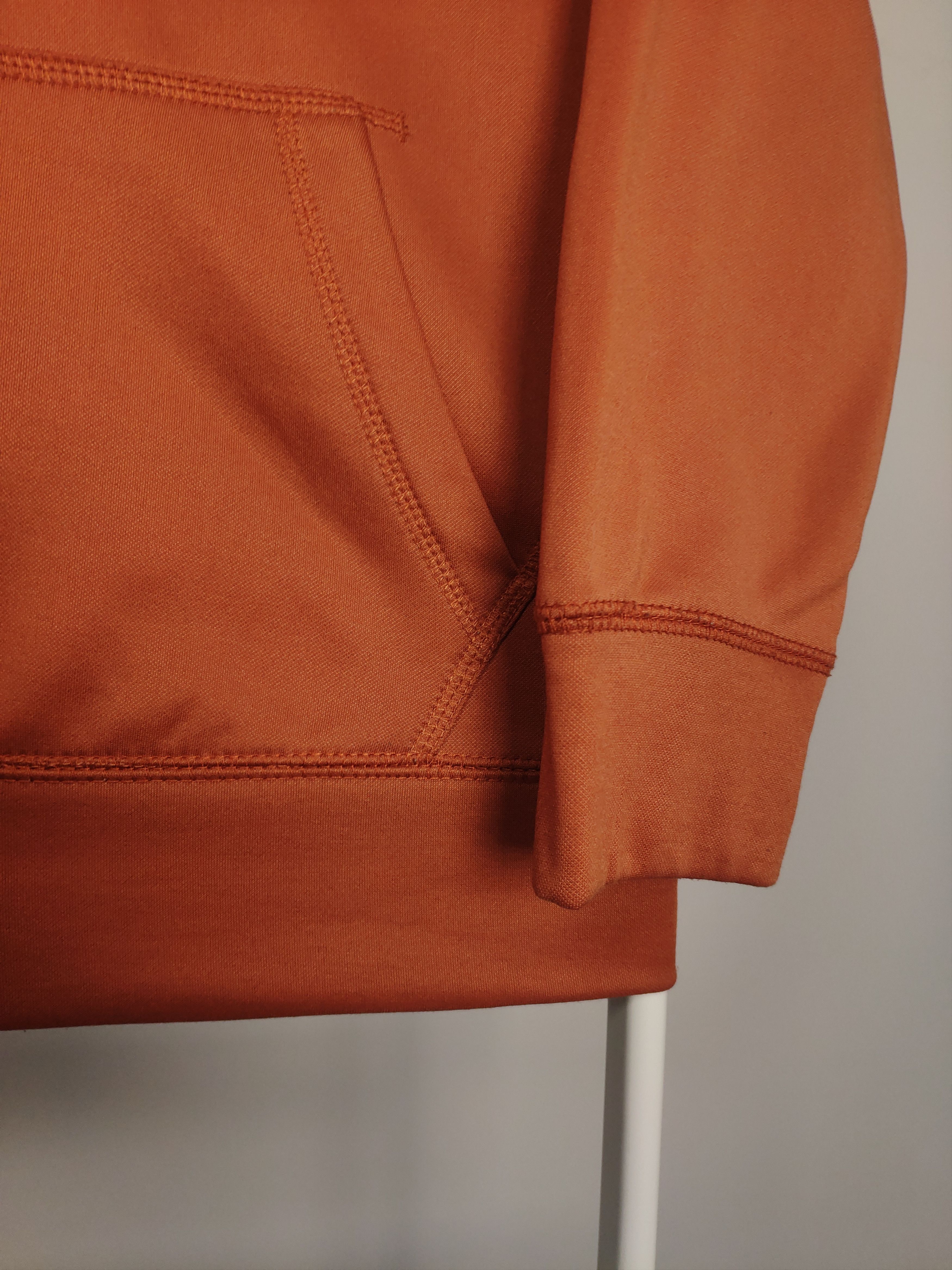 Nike × Vintage Nike center swoosh hoodie vintage looking sweatshirt orange Size US XS / EU 42 / 0 - 5 Thumbnail