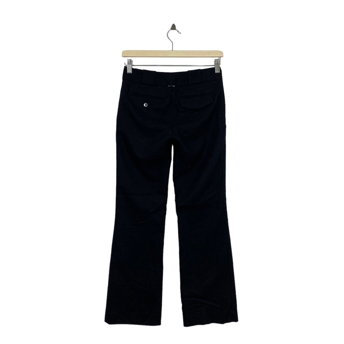 Japanese Brand × United Arrows UNITED ARROW Japanese Brand Boot Cut Black Casual Trousers Size 34" / US 12 / IT 48 - 3 Thumbnail