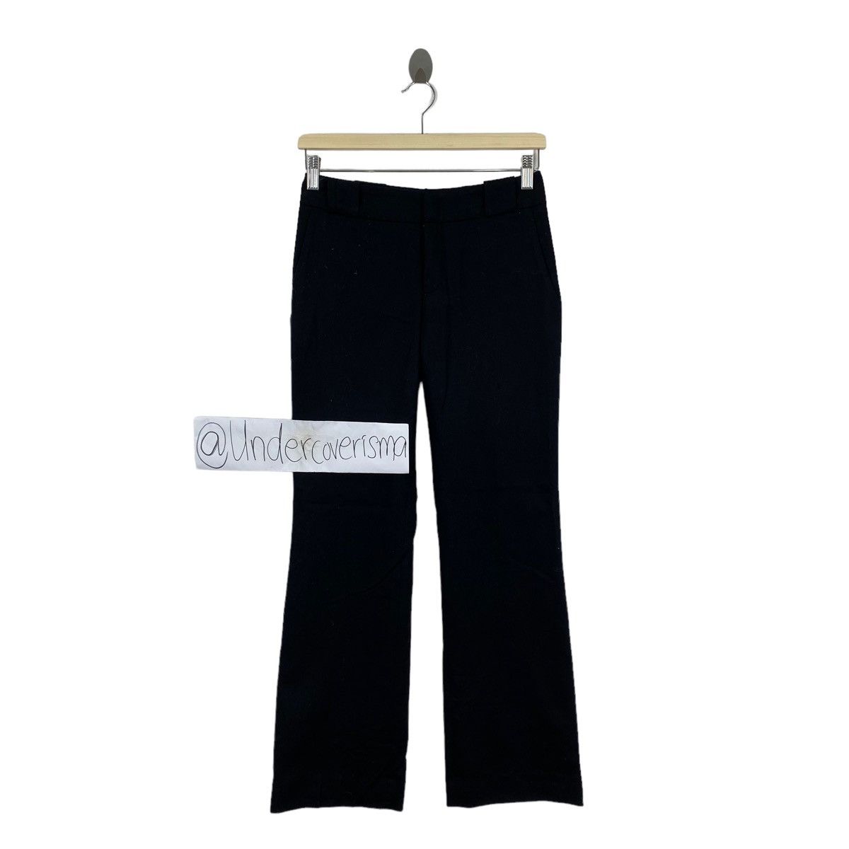 Japanese Brand × United Arrows UNITED ARROW Japanese Brand Boot Cut Black Casual Trousers Size 34" / US 12 / IT 48 - 1 Thumbnail