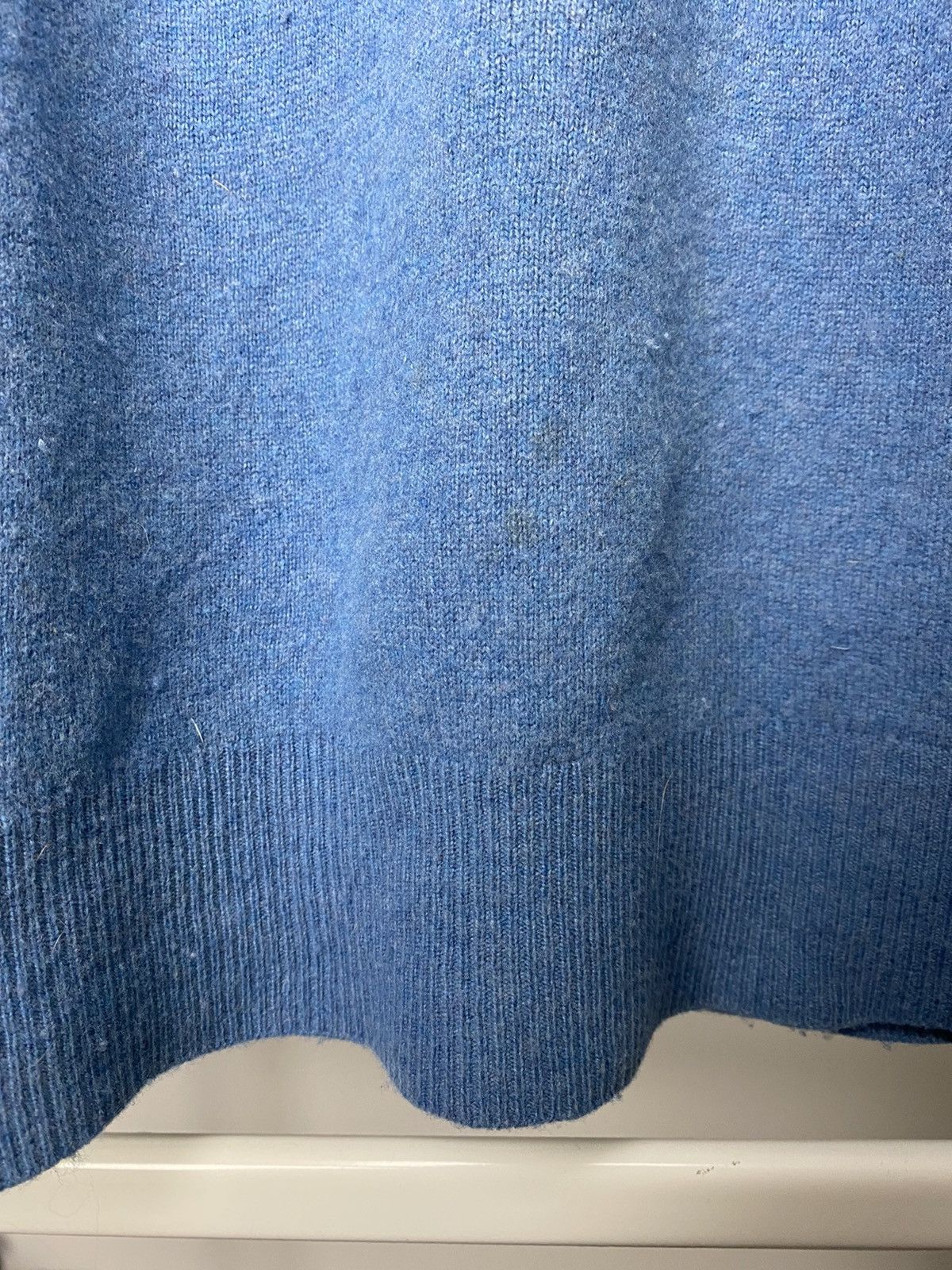 Polo Ralph Lauren × Vintage Polo Ralph Lauren vintage sweater blue vneck small pony Size US M / EU 48-50 / 2 - 5 Thumbnail