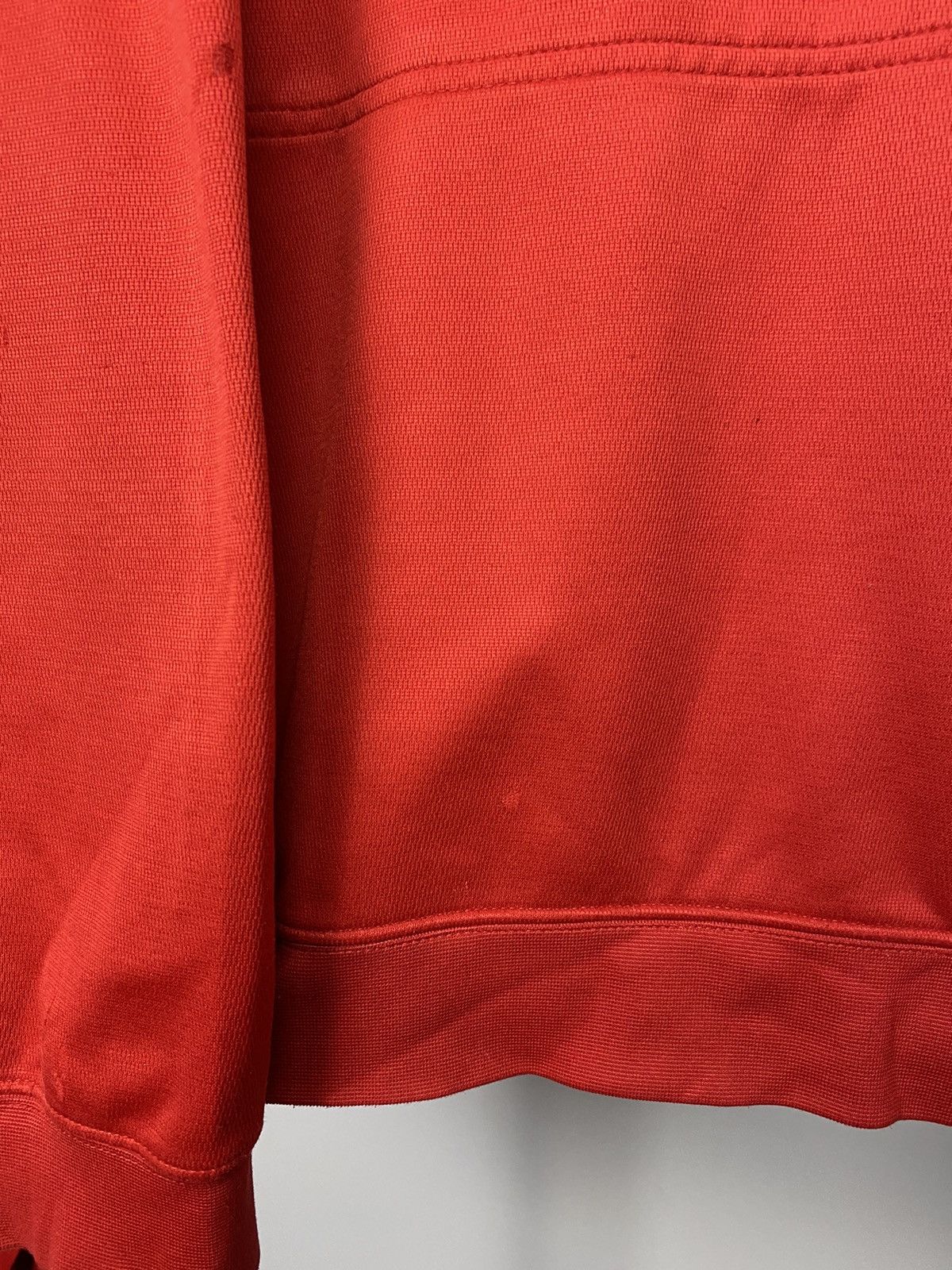 Nike × Vintage Nike vintage center swoosh hoodie red sweatshirt Y2K Size US XL / EU 56 / 4 - 5 Thumbnail