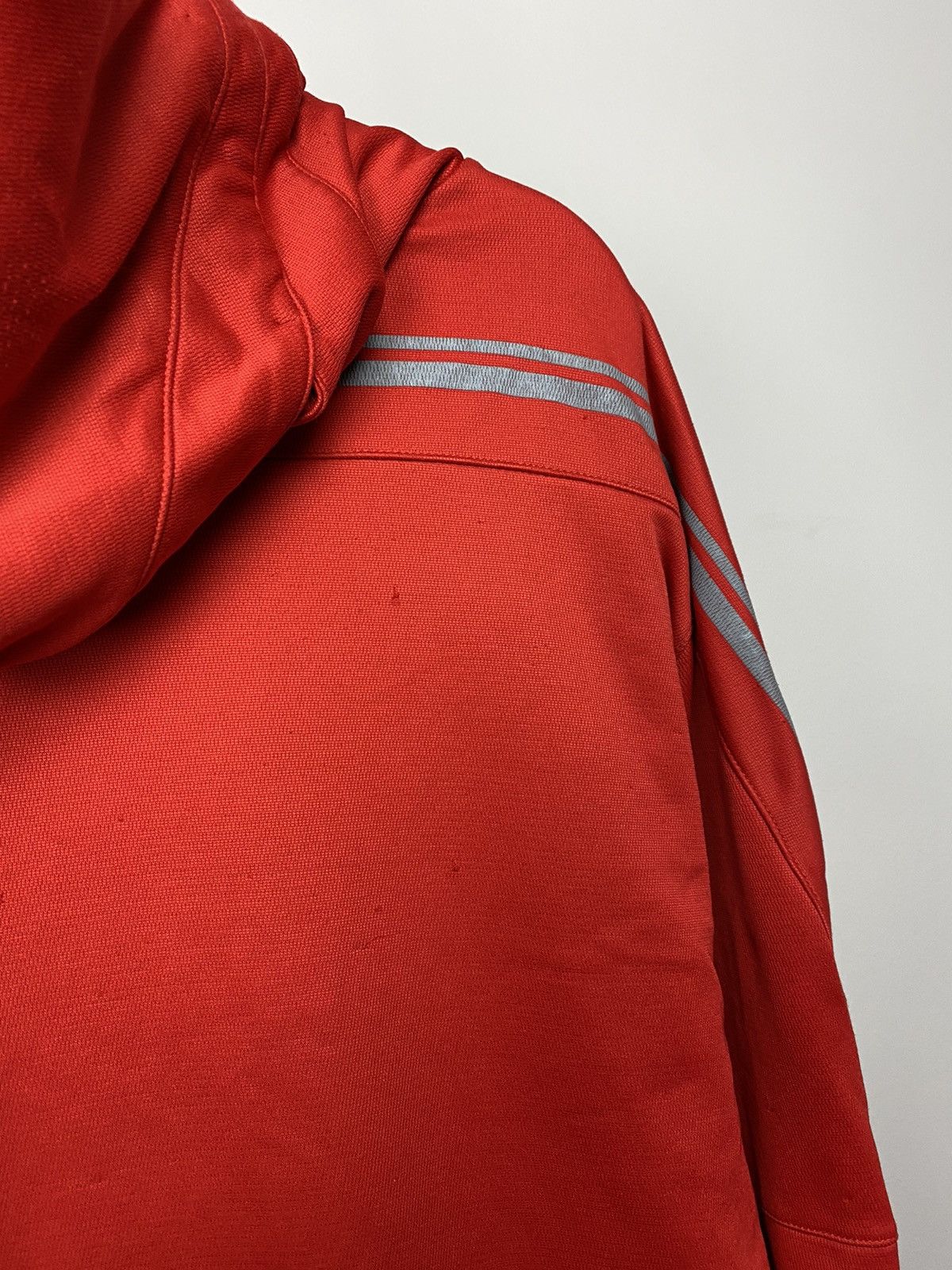 Nike × Vintage Nike vintage center swoosh hoodie red sweatshirt Y2K Size US XL / EU 56 / 4 - 9 Thumbnail