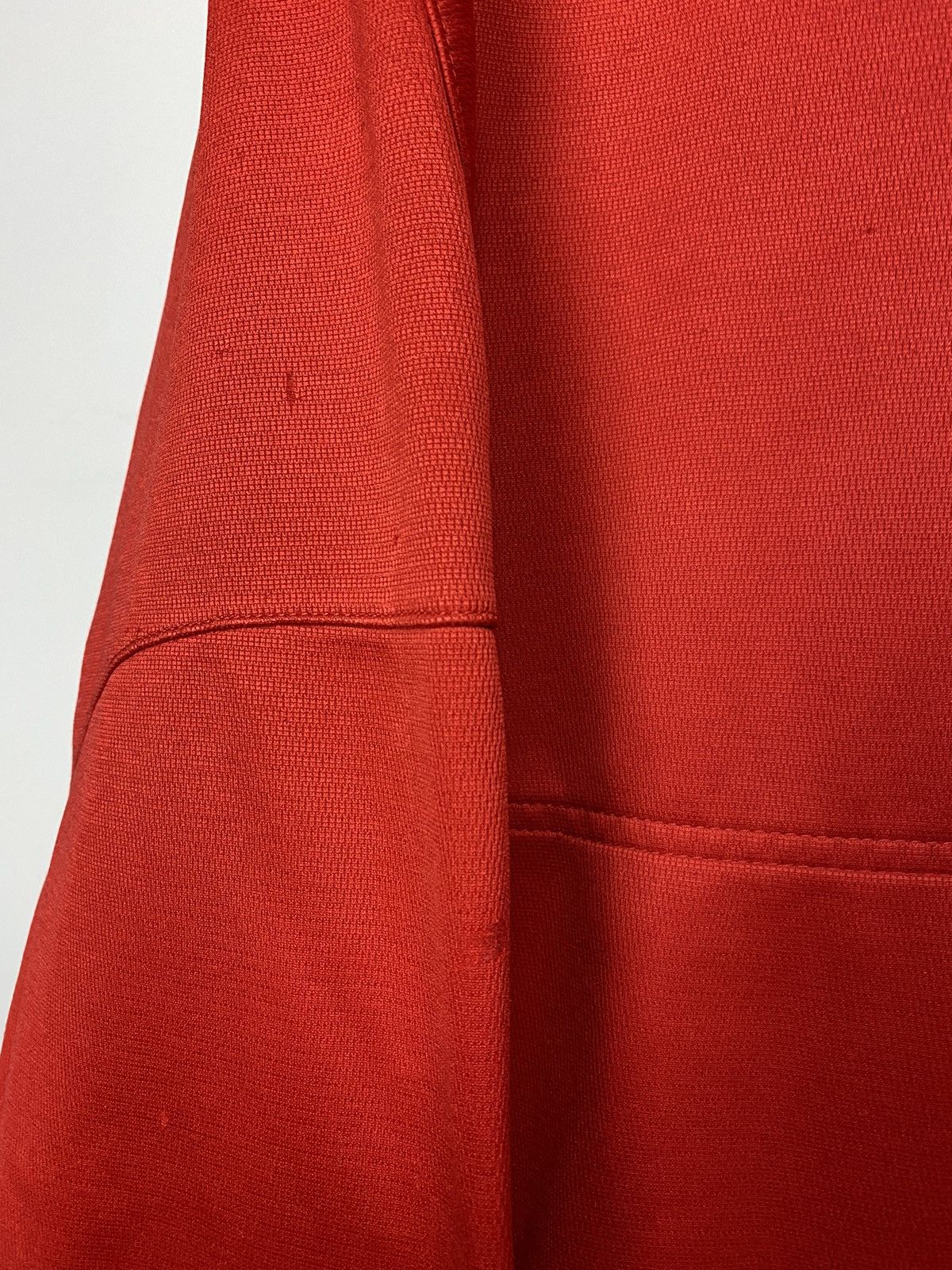 Nike × Vintage Nike vintage center swoosh hoodie red sweatshirt Y2K Size US XL / EU 56 / 4 - 6 Thumbnail