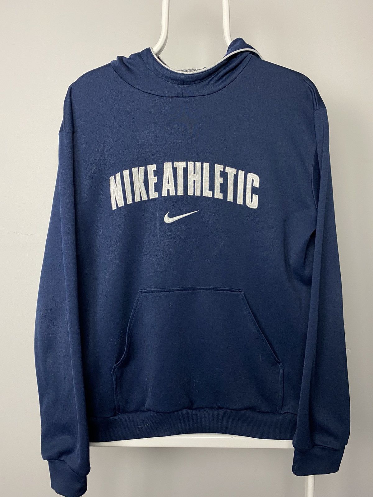 Nike × Vintage Nike Athletic vintage spell out sweatshirt center swoosh Size US M / EU 48-50 / 2 - 1 Thumbnail