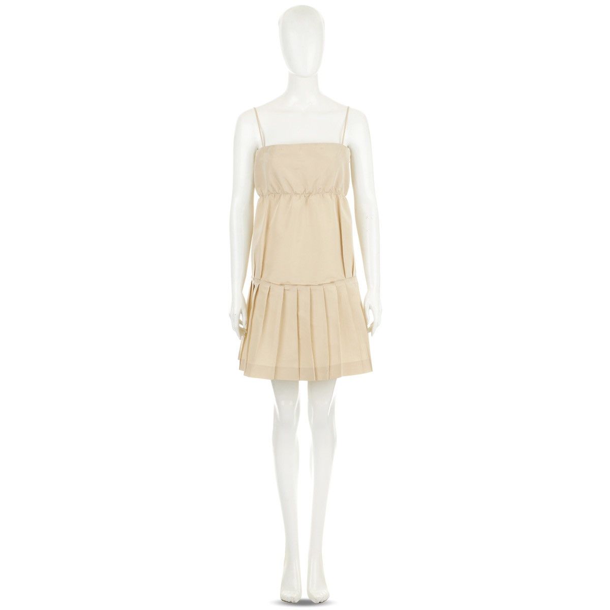 Prada Early 2000s Beige Dress