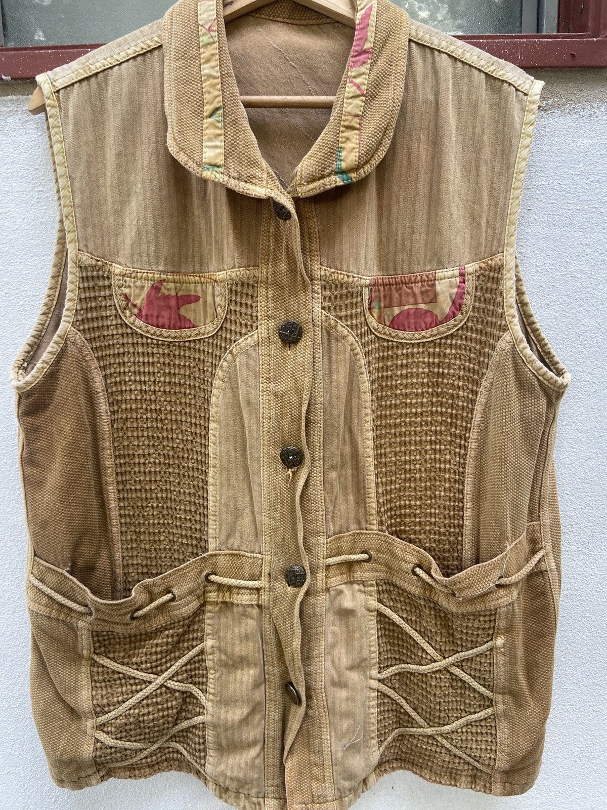 Japanese Brand Vintage Knocks Button Up Sleeveless Jacket Size US L / EU 52-54 / 3 - 4 Thumbnail