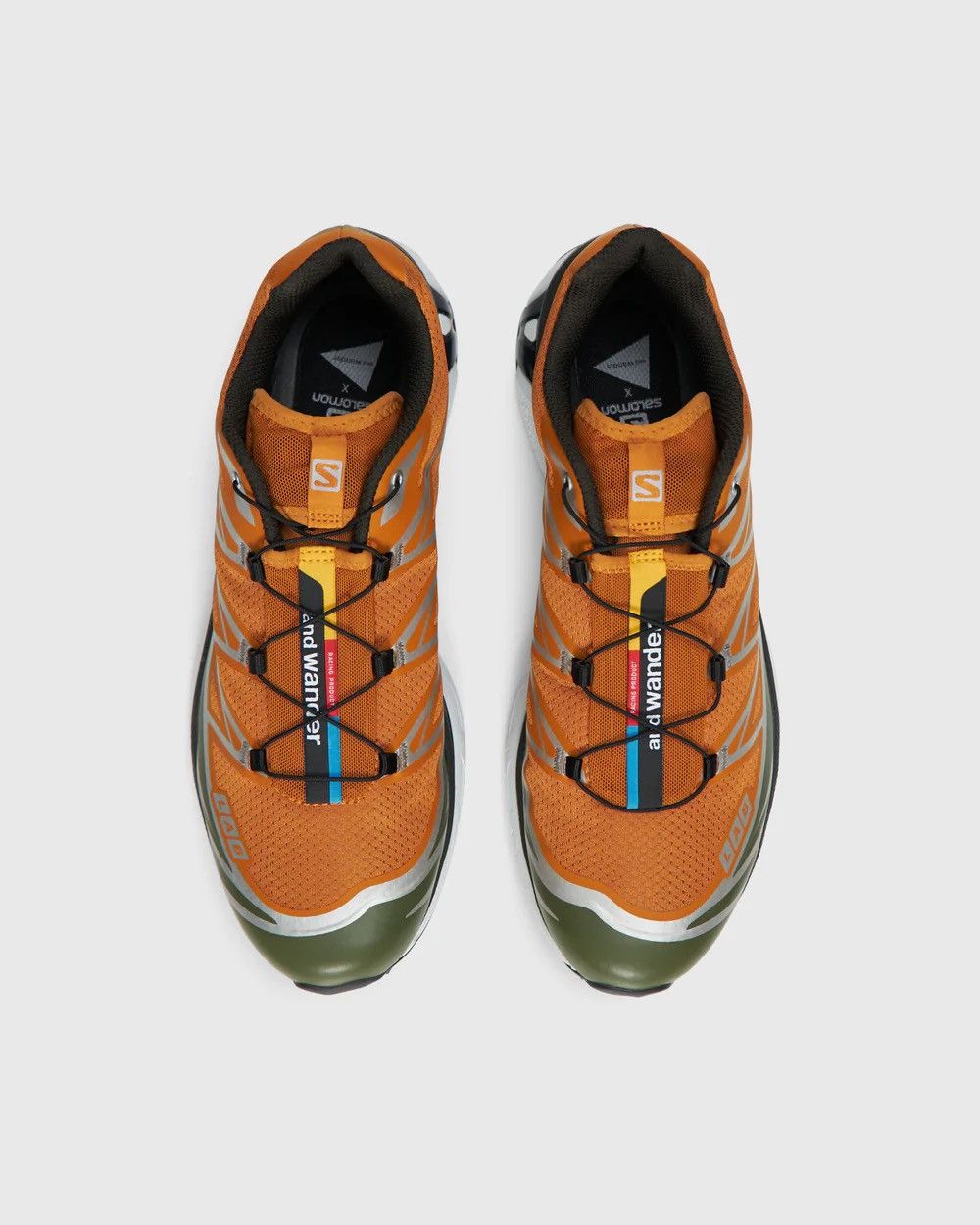 And Wander × Salomon And Wander Salomon Adv XT6 Orange / Olive Green Size US 10 / EU 43 - 9 Thumbnail