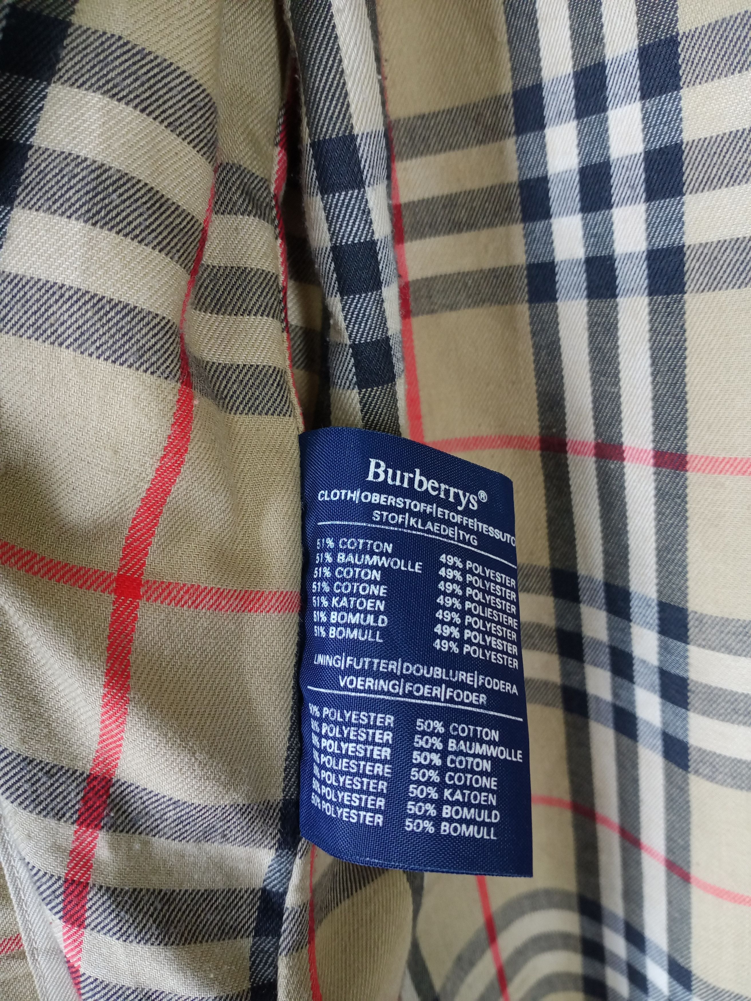 Burberry 90's Vintage Burberry's Trench Coat Made in England Size US M / EU 48-50 / 2 - 8 Thumbnail
