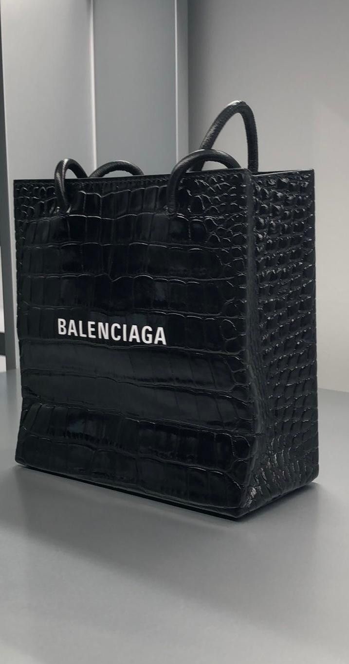 Pre-owned Balenciaga Shopping Tote Bag In Black
