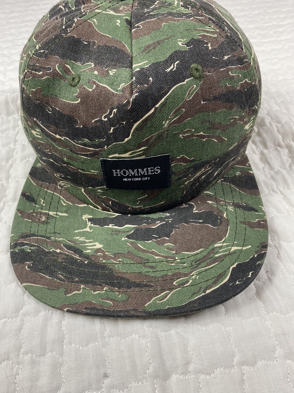 Selected Homme Tiger Stripes Cap By Hommes New York City Size ONE SIZE - 1 Thumbnail