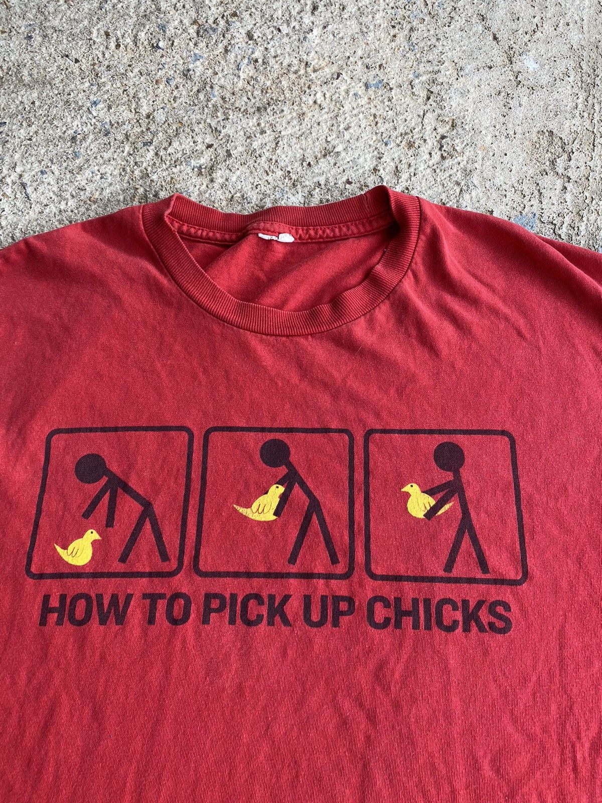 Japanese Brand × Vintage VINTAGE Y2K Funny HOW TO PICK UP CHICKS SHIRT Size US L / EU 52-54 / 3 - 2 Thumbnail