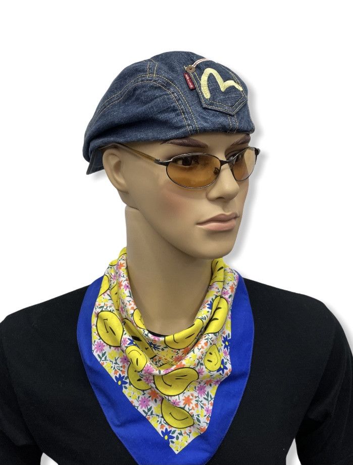 Evisu × Vintage VERY RARE! Vintage EVISU Japan Selvedge Denim Flat Cap Size ONE SIZE - 1 Thumbnail
