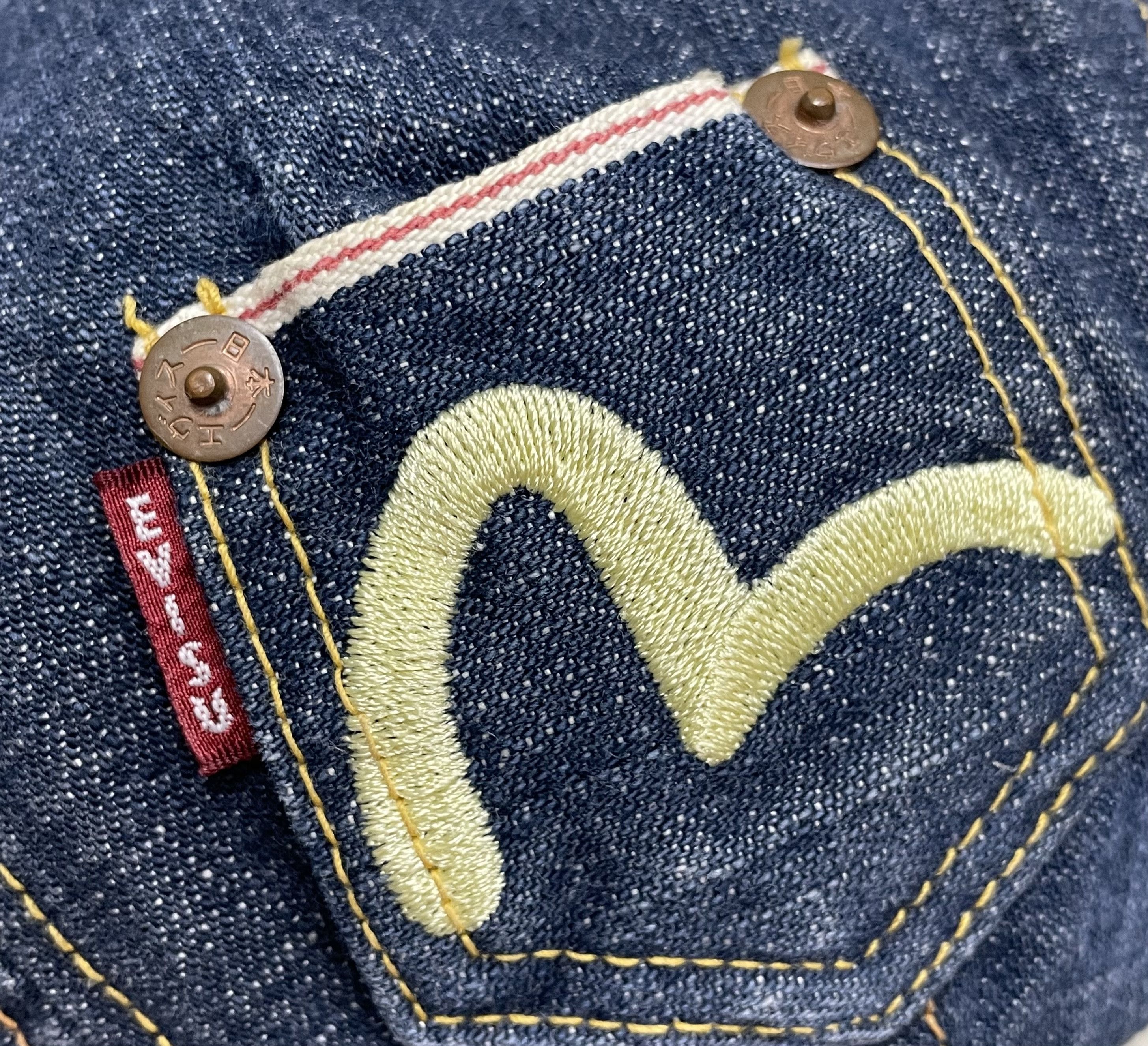 Evisu × Vintage VERY RARE! Vintage EVISU Japan Selvedge Denim Flat Cap Size ONE SIZE - 2 Thumbnail