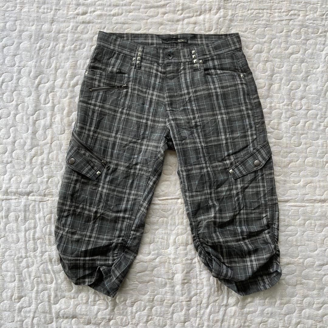 Japanese Brand Checkered Cargo Short By Japanease Brand Size US 30 / EU 46 - 1 Thumbnail