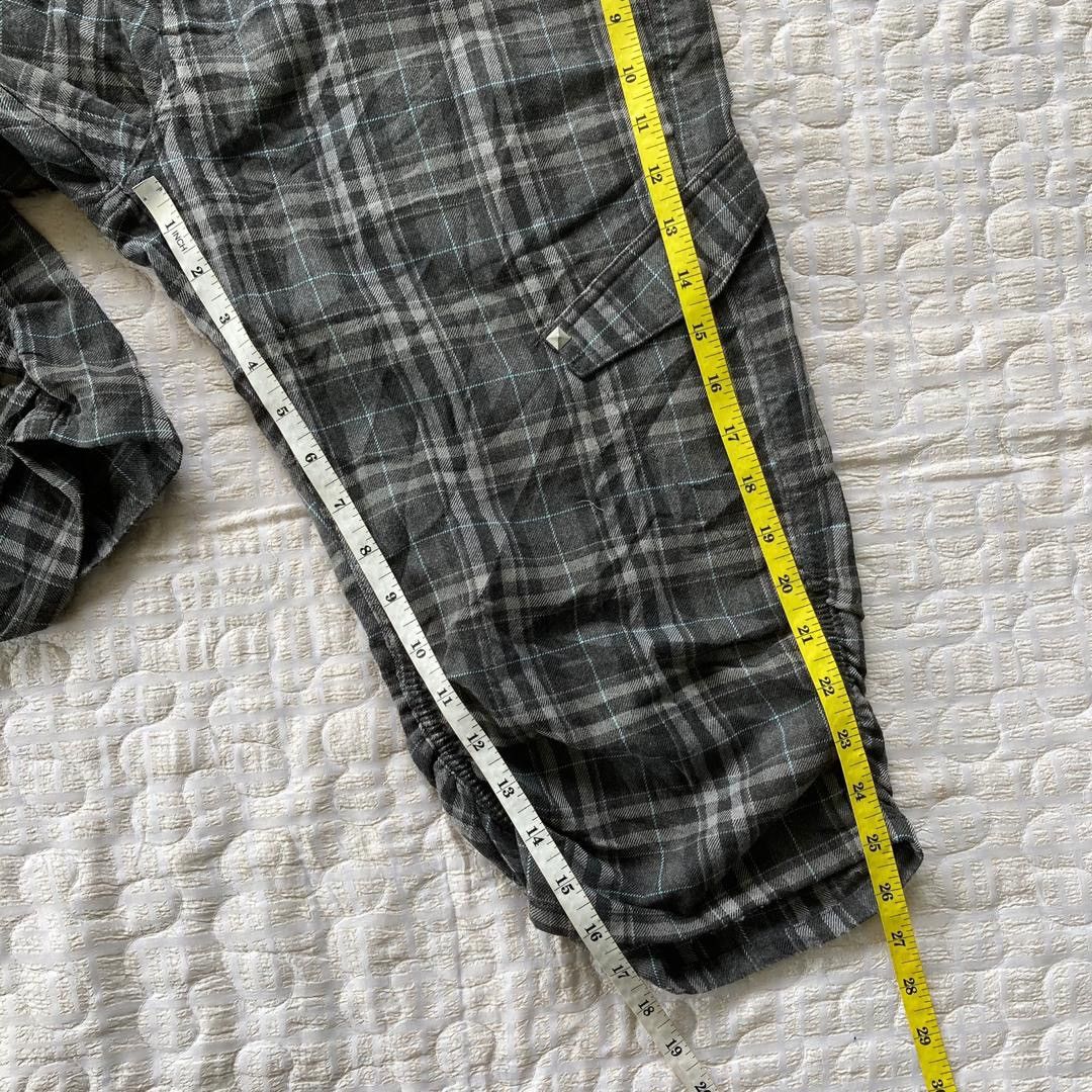 Japanese Brand Checkered Cargo Short By Japanease Brand Size US 30 / EU 46 - 4 Thumbnail