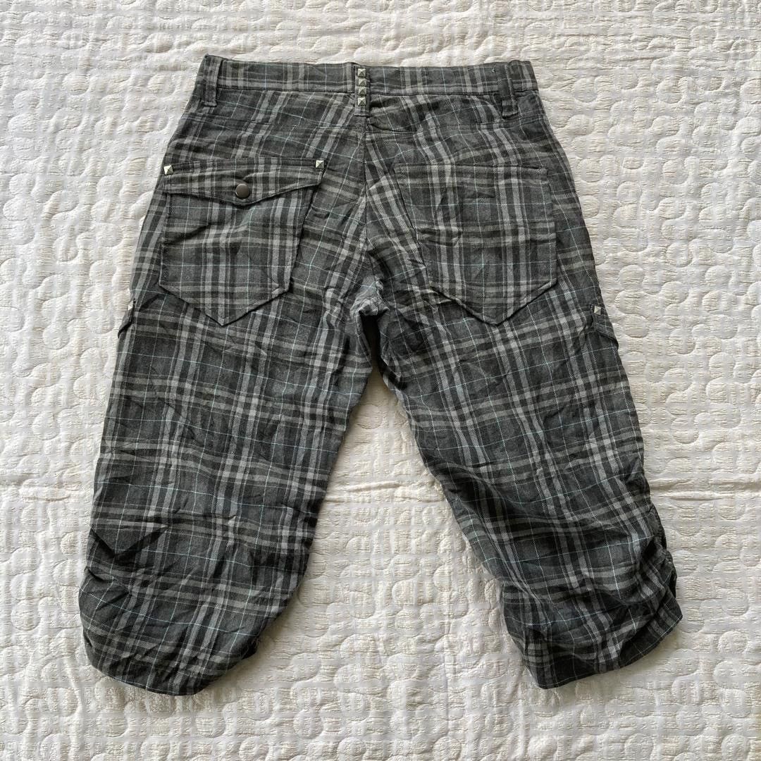 Japanese Brand Checkered Cargo Short By Japanease Brand Size US 30 / EU 46 - 2 Thumbnail