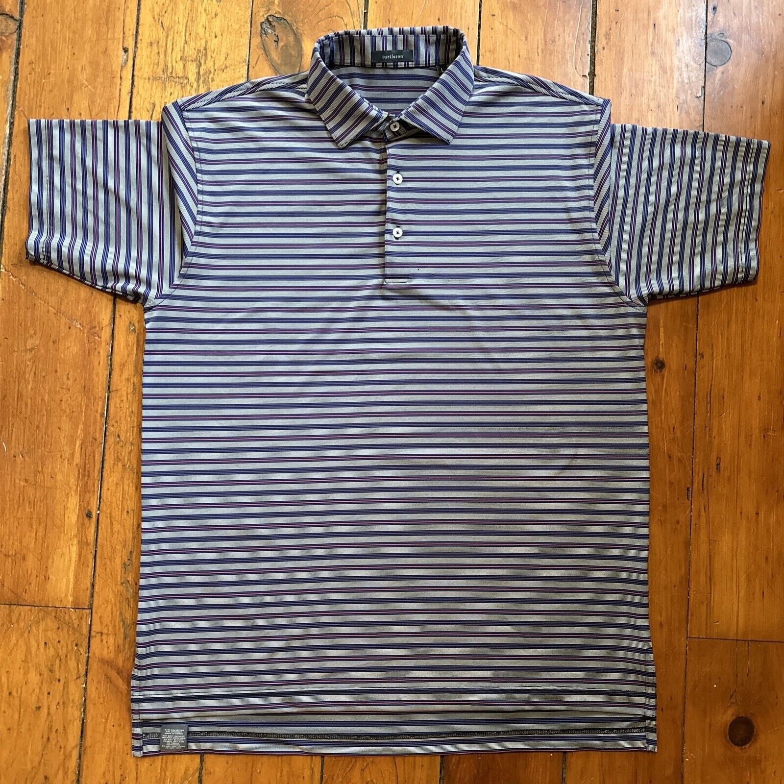 Vintage Turtleson Golf Polo Shirt; Mens Tour Performance; Size Large ...