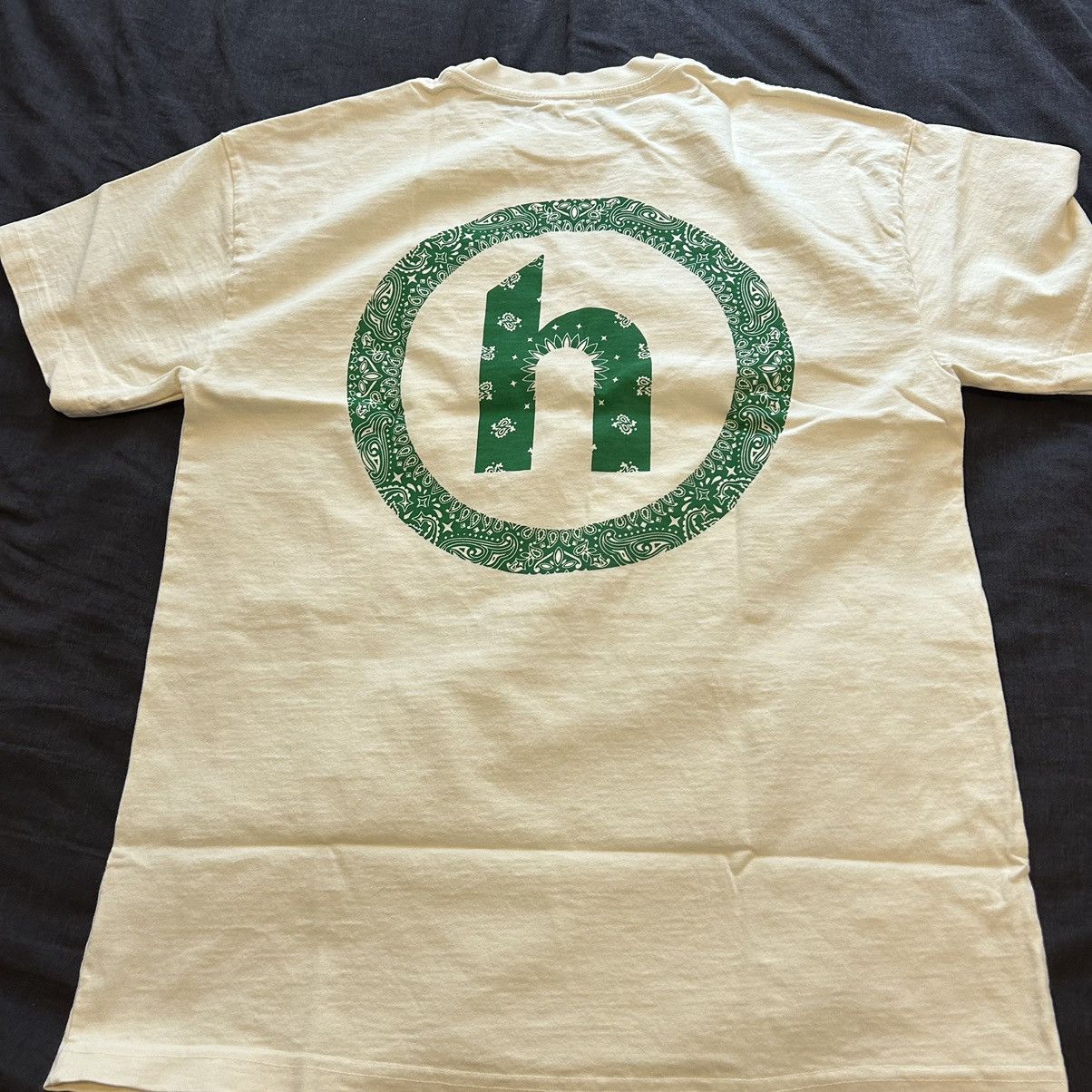 HIDDEN New Hidden NY Paisley Logo Tee Natural Medium | Grailed