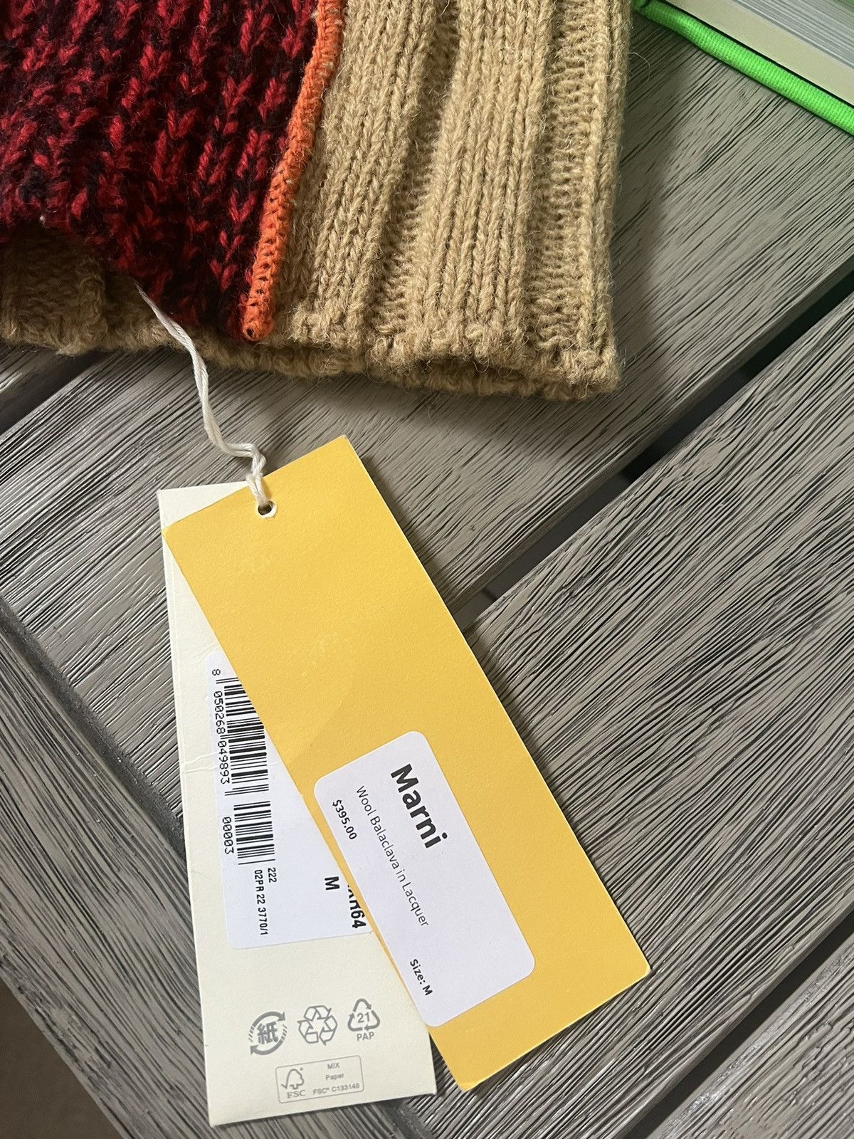 Marni Marni Wool Baclava Size ONE SIZE - 6 Thumbnail