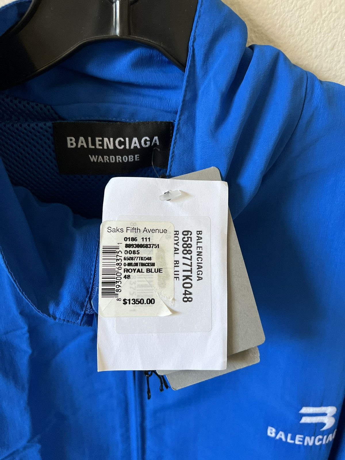 Balenciaga Balenciaga Logo Track Jacket Size US L / EU 52-54 / 3 - 10 Thumbnail