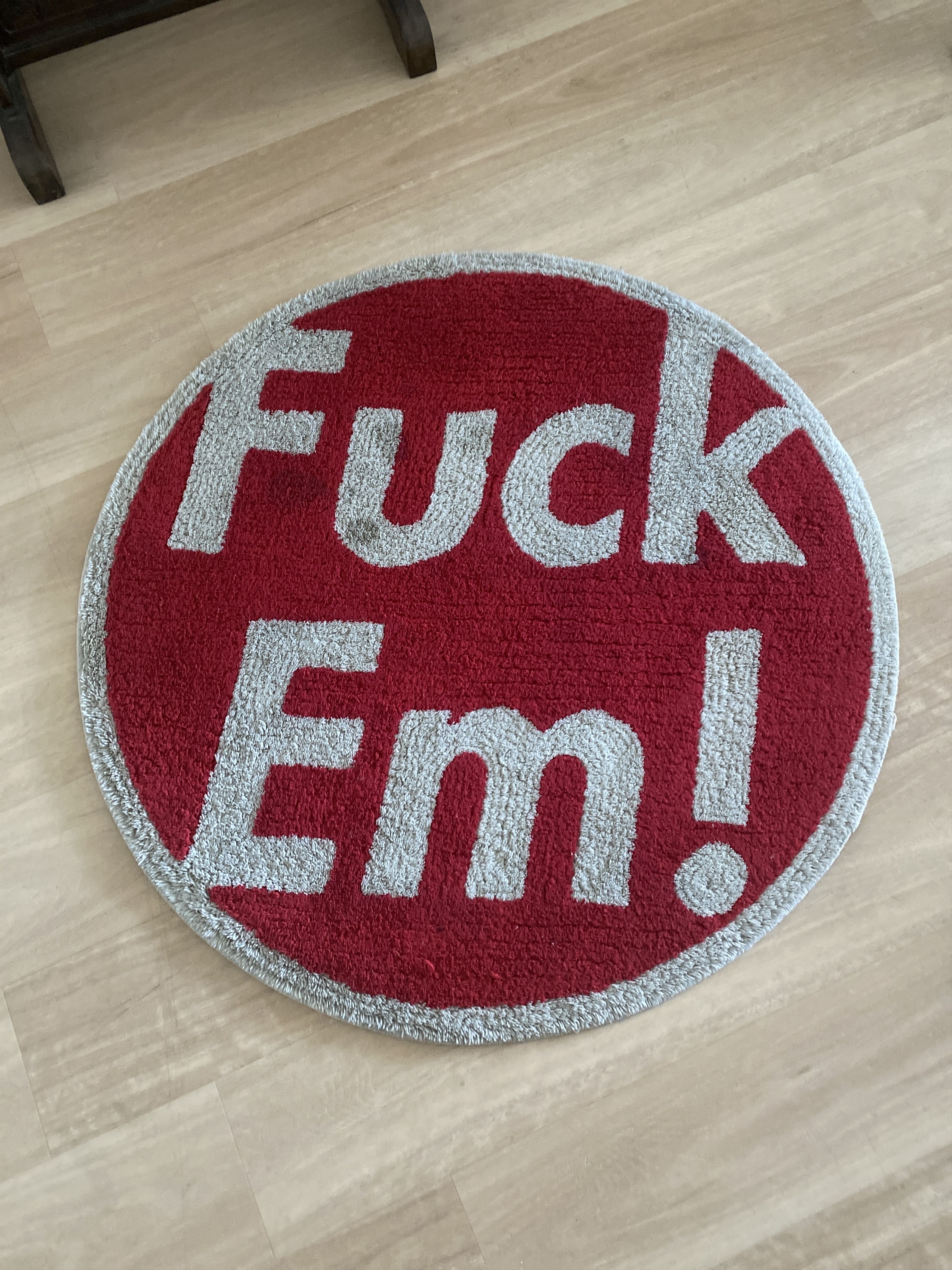 Supreme Supreme fuck em rug black | Grailed