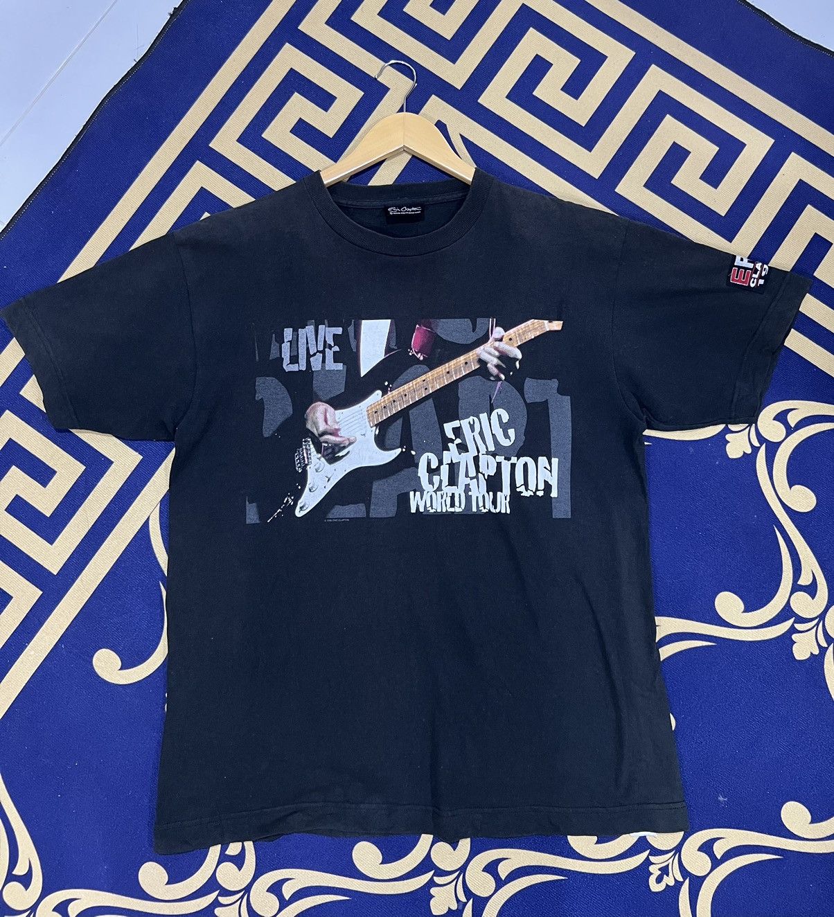 ミュージシャン vintage 1999 ERIC CLAPTON tee du Band Tees × Rock T Shirt × Vintage 🔥Vintage 99 Eric Clapton