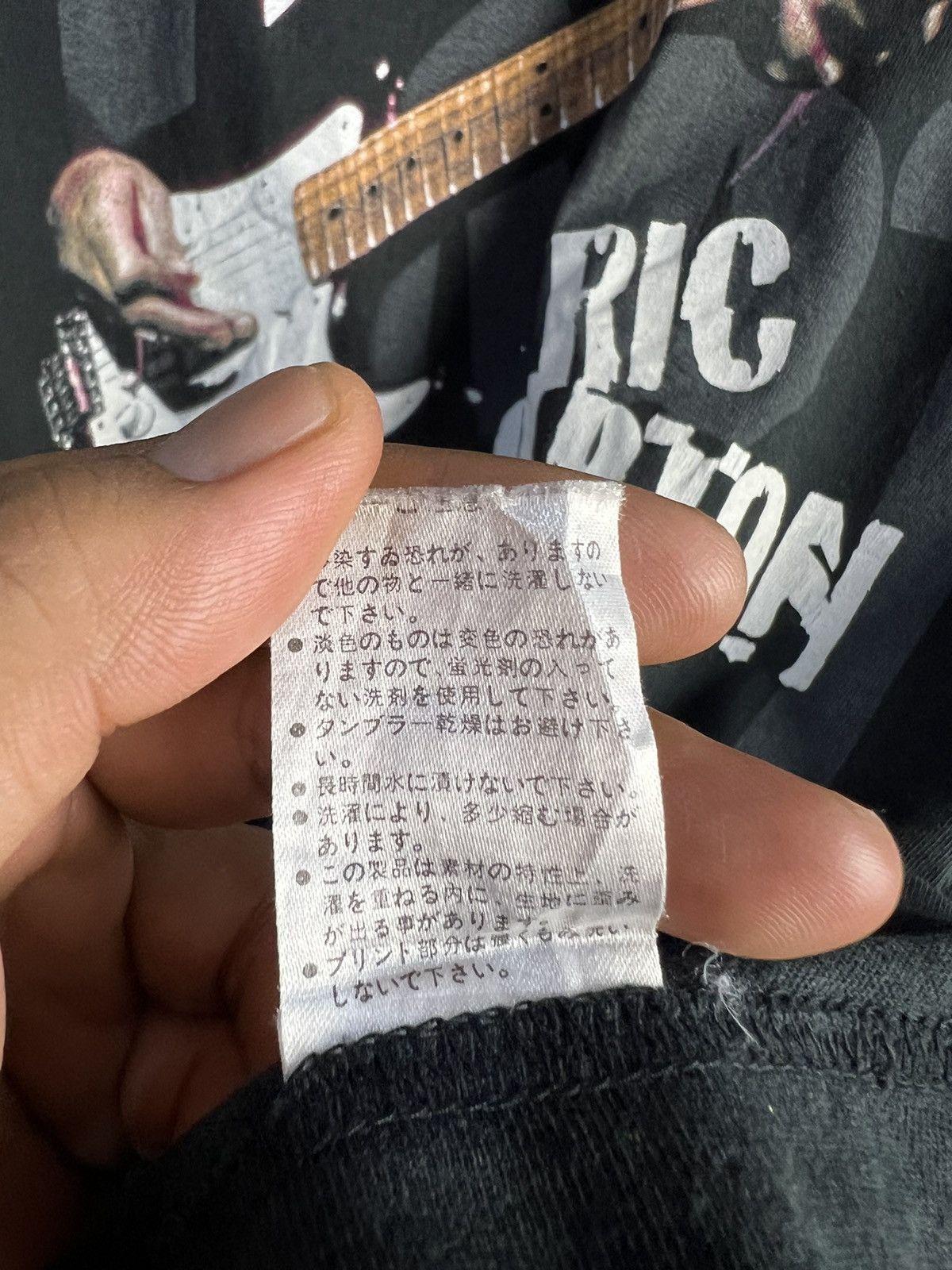 Band Tees 🔥Vintage 99 Eric Clapton Japan Tour Tees Size US M / EU 48-50 / 2 - 15 Thumbnail