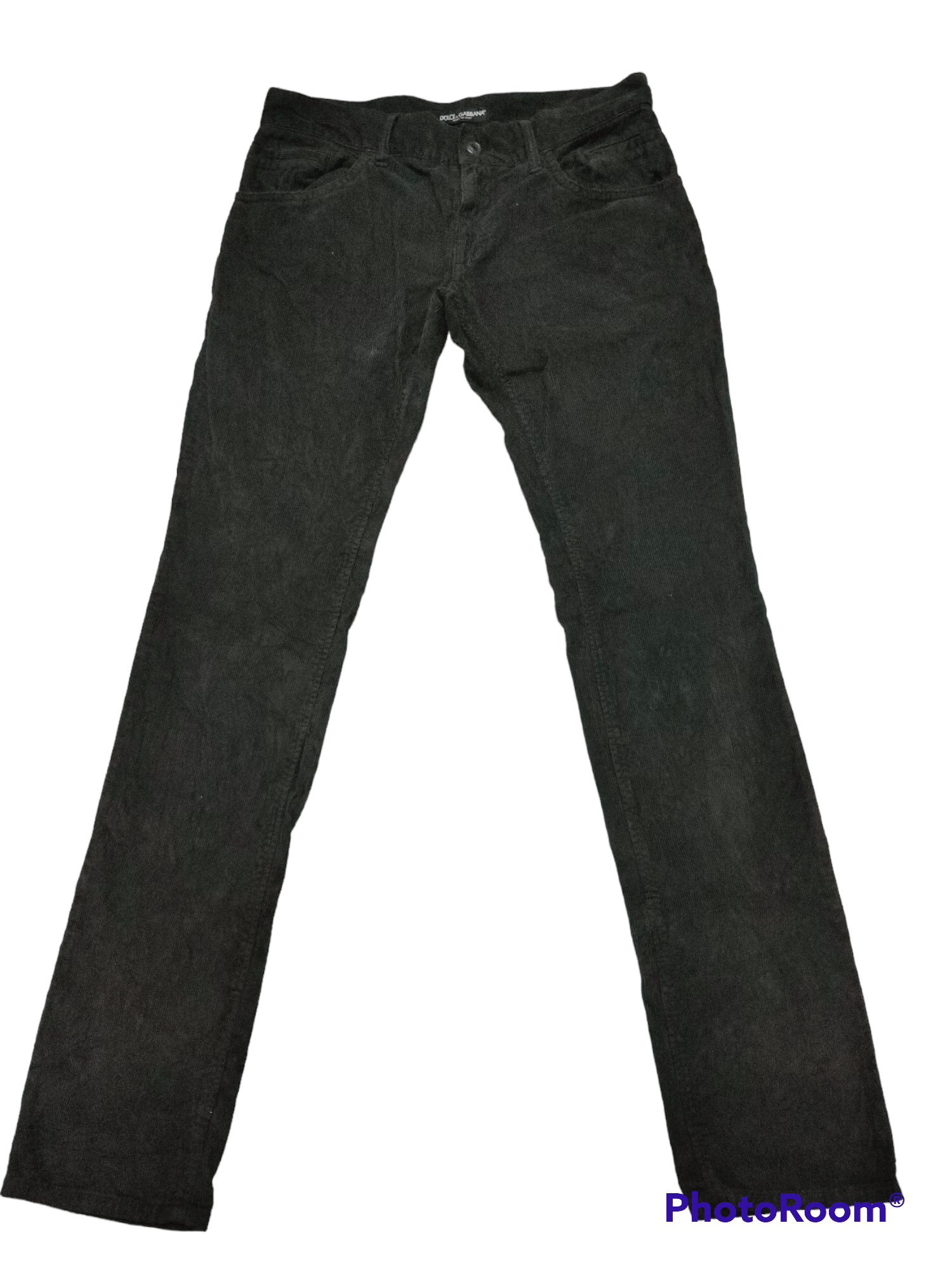 image of Dolce Gabbana Hotdolce & Gabbana Corduroy Streetwear in Black, Men's (Size 32)