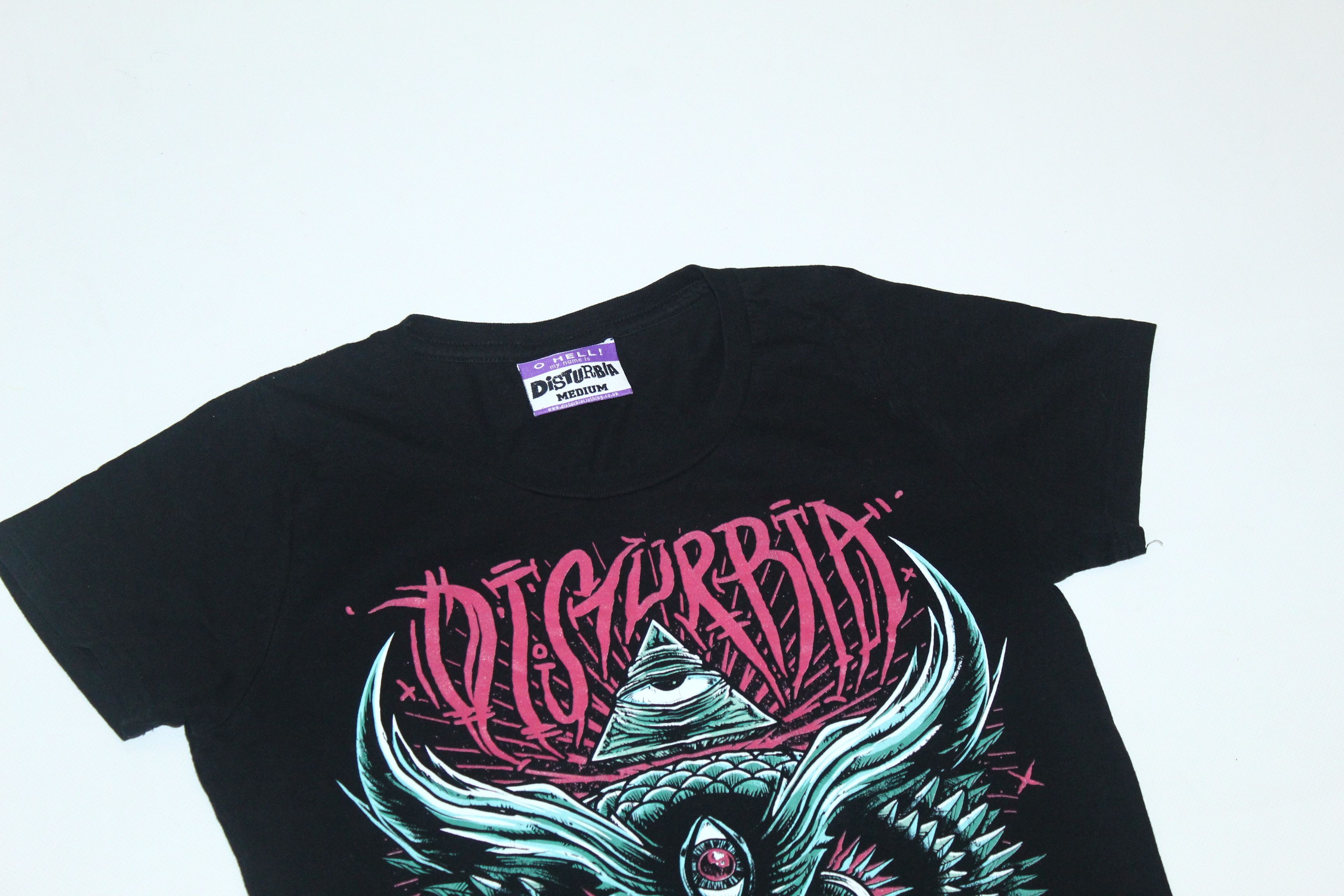 Disturbia Y2K Disturbia graphic t-shirt. Bring Me The Horizon style. Size S / US 4 / IT 40 - 2 Thumbnail