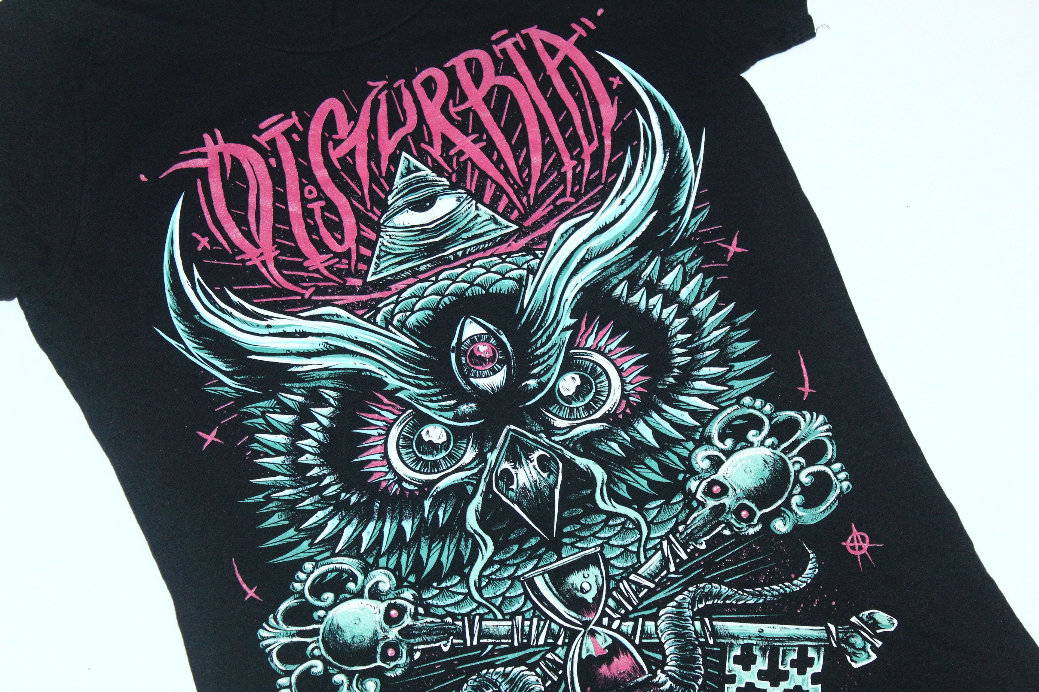 Disturbia Y2K Disturbia graphic t-shirt. Bring Me The Horizon style. Size S / US 4 / IT 40 - 4 Thumbnail