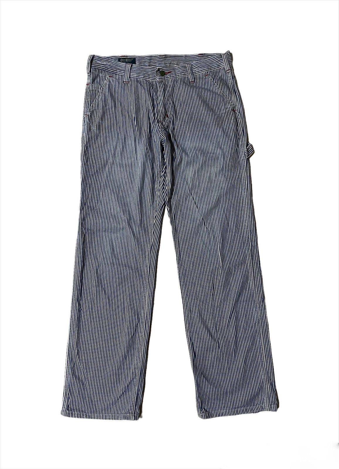 Oshkosh 💥Vintage Oshkosh Hickory Carpenter Pant Size US 32 / EU 48 - 3 Thumbnail