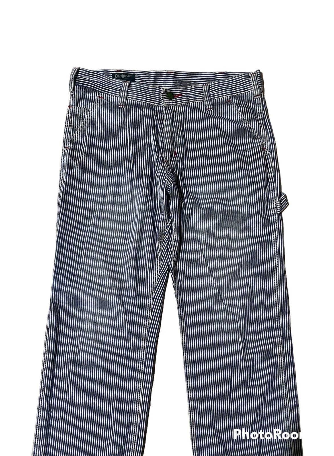 Oshkosh 💥Vintage Oshkosh Hickory Carpenter Pant Size US 32 / EU 48 - 4 Thumbnail