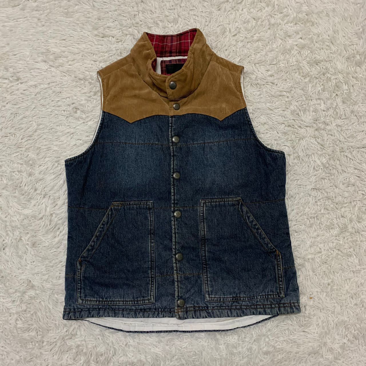 Japanese Brand Rare Design Thruxton vest Size US M / EU 48-50 / 2 - 8 Thumbnail